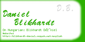 daniel blikhardt business card